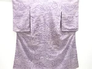 大正ロマン 片輪車模様織り出し着物